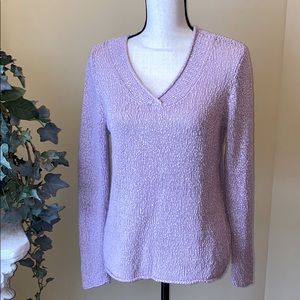 Eileen Fisher pink sweater